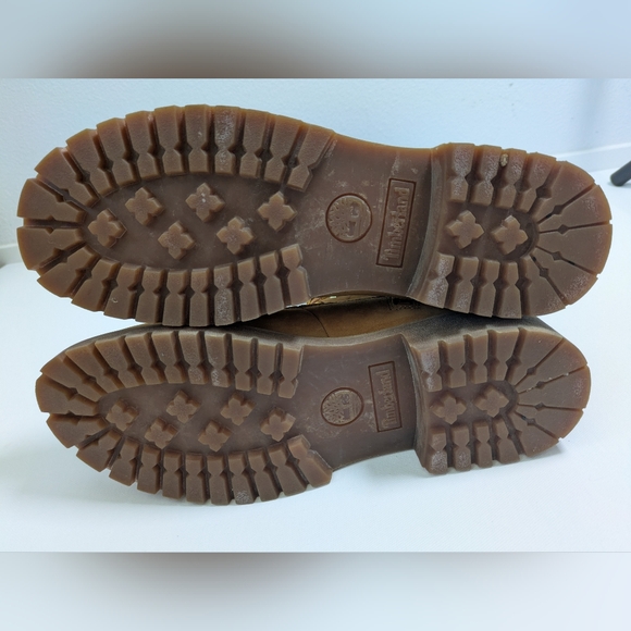 Timberland New Premium 14" Waterproof Lace Up Boots Wheat Nubuck Women’s Size 10 - Picture 7 of 14